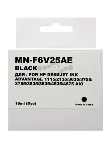 Картридж Myink 652XL F6V25AE для HP DJ Advantage 2135/3635/3835/4535/4675 Black (18ml)