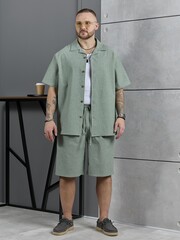 Костюм мужской Аристократ-2 Виотекс ХВОЙНЫЙ МЕЛАНЖ