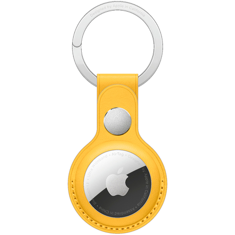 Apple AirTag Leather Key Ring Meyer Lemon (MM063ZM/A)