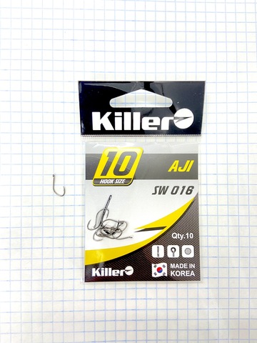 Крючок KILLER AJI № 10 продажа от 10 шт.
