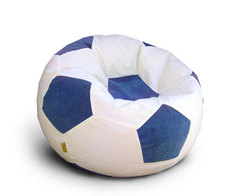 Кресло мяч Бело-Синий