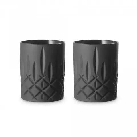 Набор стаканов низких 2шт 295мл Nachtmann Noblesse черный матовый