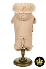 Royal Dog комбинезон зимний Elegant Premium пудровый для девочек S,M,L