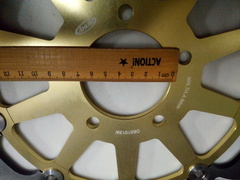 Диски для Suzuki GSX-R 1300 R Hayabusa 99-07 / золотые /Передние /тормозные / ARASHI / УЦЕНКА