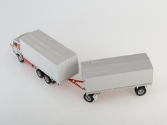 KAMAZ-53212 with trailer GKB-8350 white 1:43 Start Scale Models (SSM)