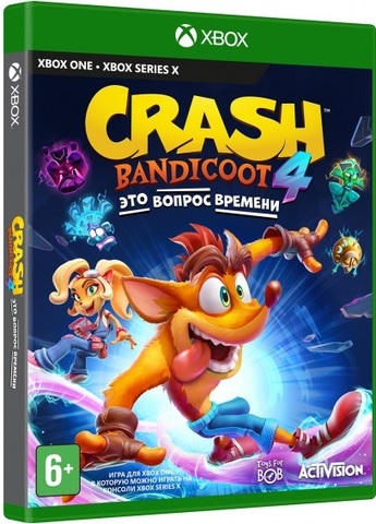 Crash Bandicoot 4: It's About Time (Это Вопрос Времени) (диск для Xbox One/Series X, интерфейс и субтитры на русском языке)