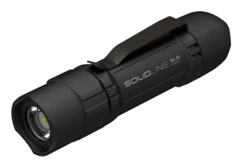 Фонарь ручной Led Lenser Solidline SL6, чёрный, светодиодный, AAAx3 (502232)