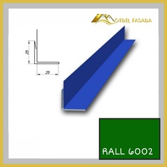 Аквилон для откоса металлический RALL 6002-Лиственно-зеленый 0,45мм 2м