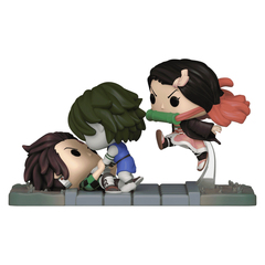 Funko POP! Demon Slayer: Tanjiro & Nezuko vs. Temple Demon (Exc) (1419) (Бамп)