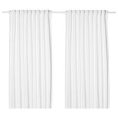 Комплект штор IKEA TIBAST (ТИБАСТ), Белый, 145x250 см, 2 шт