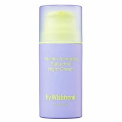 Крем с ретинолом и бакучиолом By Wishtrend Vitamin A-mazing Bakuchiol Night Cream, 30 мл