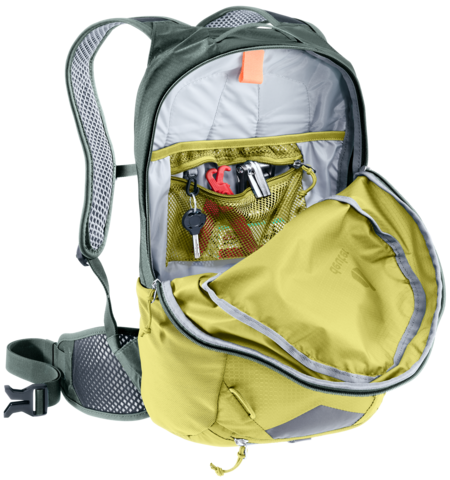 Картинка рюкзак велосипедный Deuter Race 16 Sprout-Ivy - 8