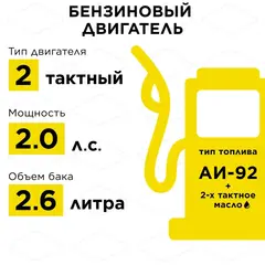 Генератор бензиновый инверторного типа DDE DPG1101i (1ф ном/макс. 0,8/0,9 кВт, 2-х тактн дв, т/бак