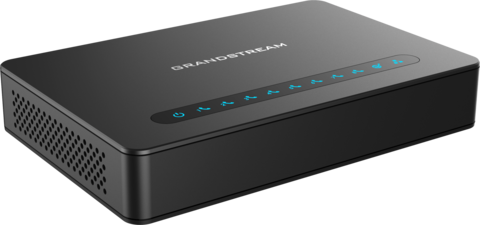 Grandstream HT818 - телефонный адаптер. 8xFXS, 1xLAN, 1xWAN, (1GbE)Gigabit Ethernet