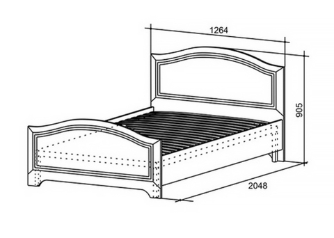 Кровать Алиса 1,2