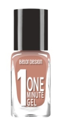 BelorDesign Лак для ногтей One Minute Gel тон 207 карамельный 10мл