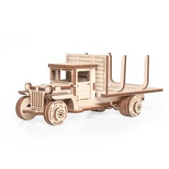 Деревянный конструктор Грузовичок ЛТ лесовоз (Lemmo)
