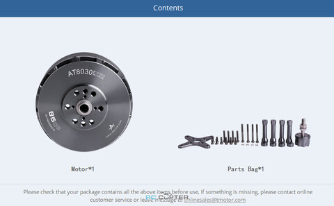 T-Motor AT8030 85CC KV160