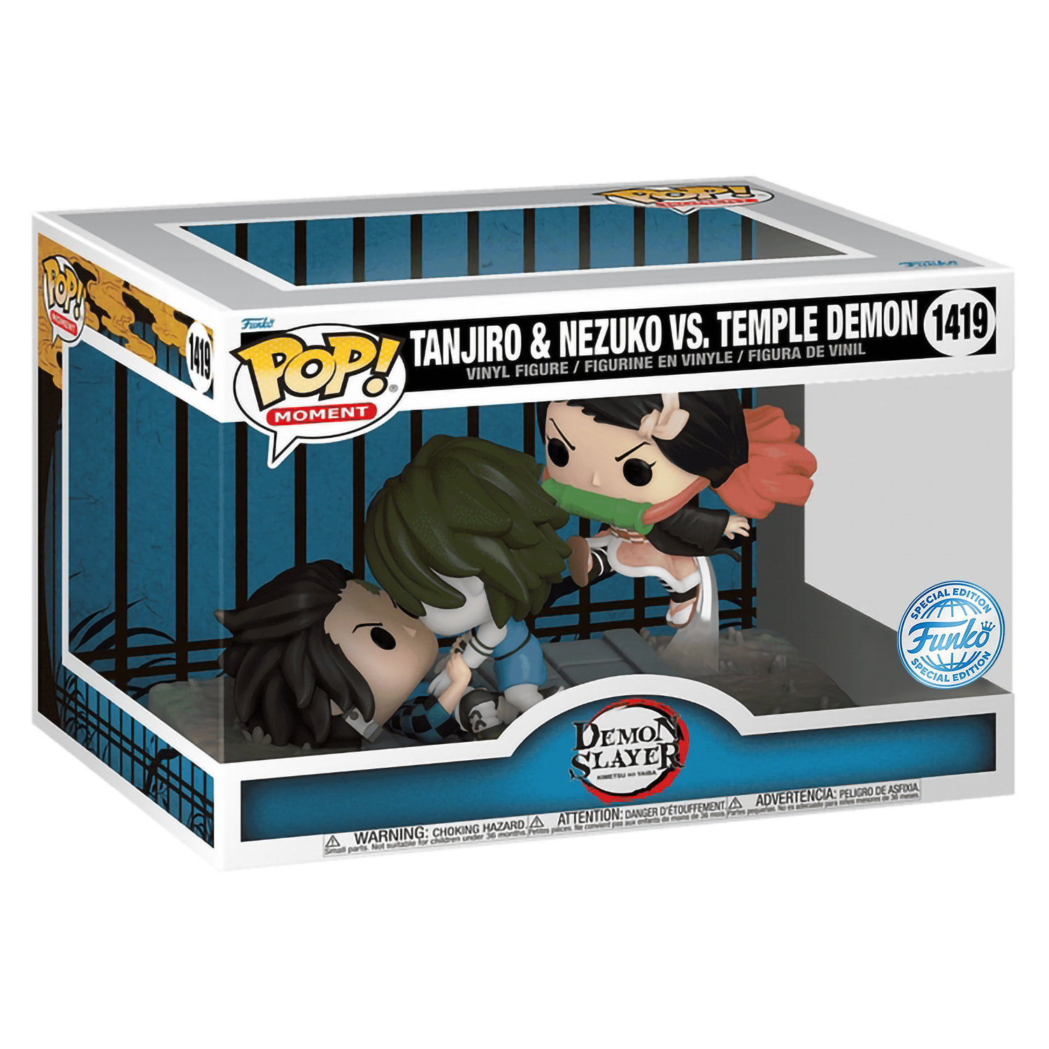 Funko POP! Demon Slayer: Tanjiro & Nezuko vs. Temple Demon (Exc) (1419)  (Бамп) – купить по выгодной цене | Интернет-магазин комиксов 28oi.ru