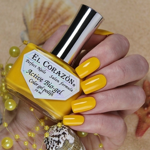 El Corazon 423/ 349 active Bio-gel  Cream ярко-жёлтый
