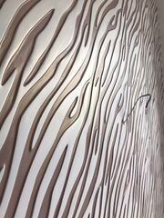 Гипсовая панель Золотая зебра