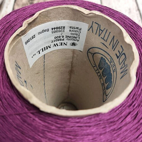Лен 100% NEW MILL LINONE 660 пурпурный