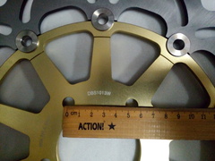 Диски для Suzuki GSX-R 1300 R Hayabusa 99-07 / золотые /Передние /тормозные / ARASHI / УЦЕНКА