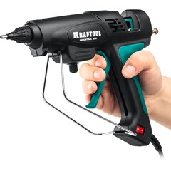 KRAFTOOL Industrial 400, d 11 - 12 мм, 50 г/мин, 130 - 230°C, электрический термоклеевой пистолет (06843-300-12)