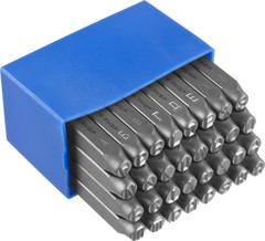 ЗУБР 8 мм, кириллица, штамповочные буквенные клейма, Профессионал (21503-08)