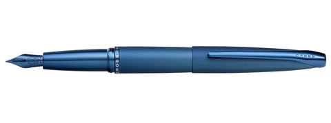 Ручка перьевая Cross ATX, Sandblasted Dark Blue PVD, M (886-45MJ)