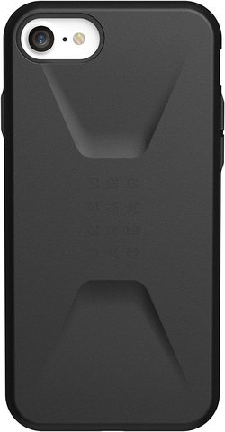 Чехол Uag Civilian для iPhone SE (2020) черный (Black)