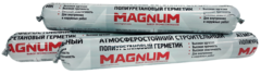 Атмосферостойкий строительный полиуретановый герметик MAGNUM серый, 800 г (уп - 20шт)