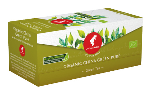 купить Чай зеленый в пакетиках Julius Meinl China Green Pure, 25 пак/уп (Юлиус Майнл)