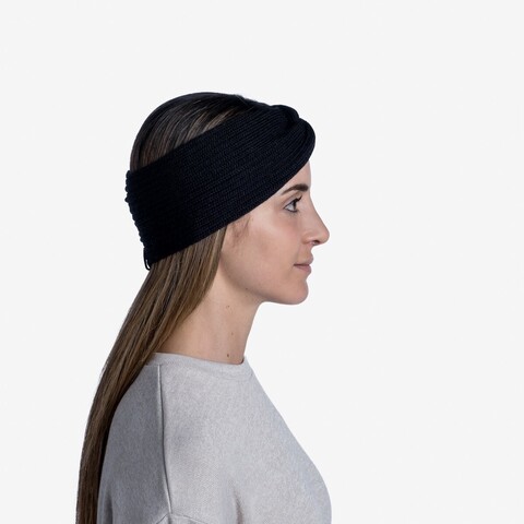 Картинка повязка Buff Headband Knitted Norval Graphite - 4