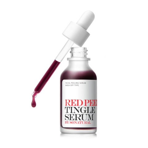 So'Natural Red Peel Tingle Serum смываемая кислотная сыворотка с тингл-эффектом