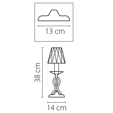 Настольная лампа Riccio Lightstar Premium 705914