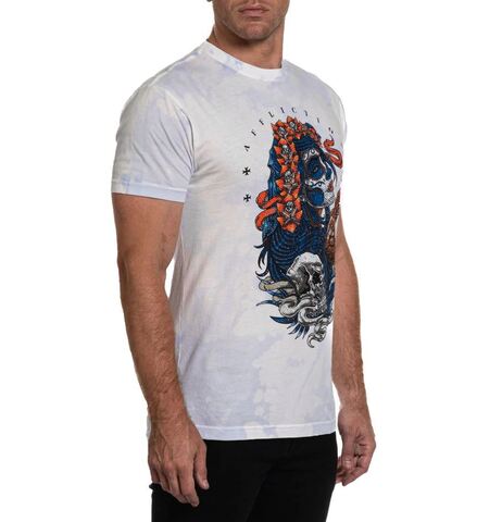 Affliction | Футболка мужская Smoke &amp; Halo Tee A26196 справа