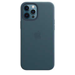 iPhone 12 Pro Max Leather Case with MagSafe Baltic Blue