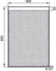 Aquanet 249353 Зеркало Палермо new 9085 с LED подсветкой, 900х850x32 мм, сенсорный выключатель (249353)