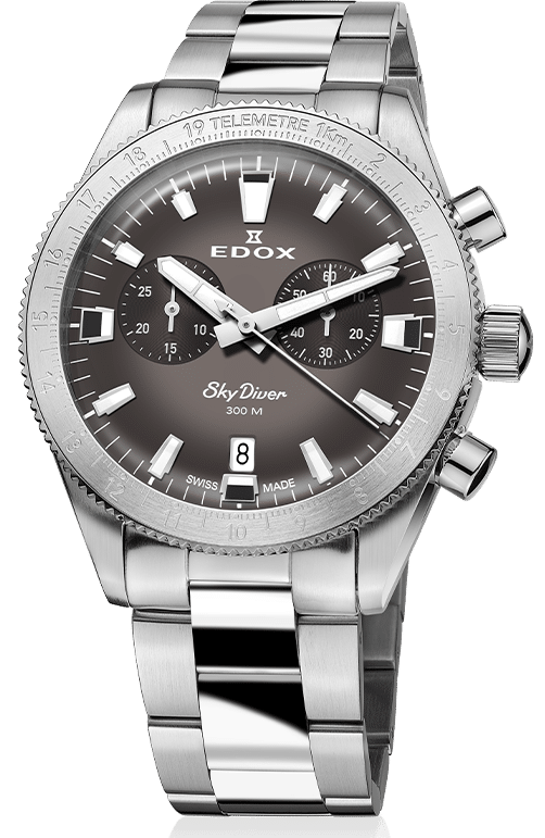 Часы мужские EDOX 10116 3 GRIDN Skydiver
