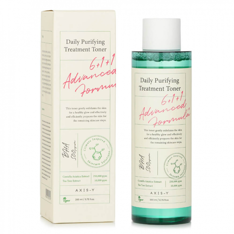 Тонер для проблемной кожи с центеллой и BHA-кислотой AXIS-Y Daily Purifying Treatment Toner, 200 мл