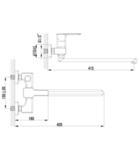 Смеситель универсальный LEMARK BASIS LM3617C