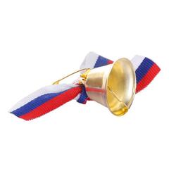 Колокольчик выпускной с бантом