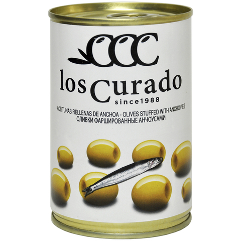 Los Curado Оливки фаршированные анчоусами,  300г