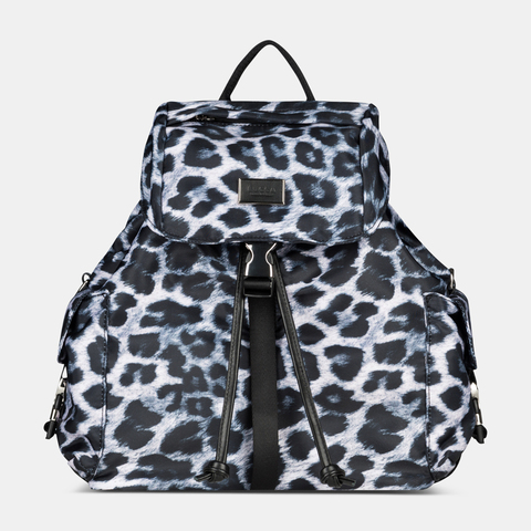 Рюкзак BERTA леопард серый