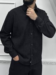 Рубашка BGLS вельвет (чёрн.)