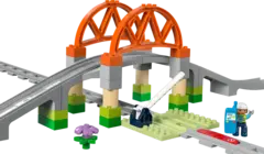 Конструктор LEGO Duplo 10426 Железнодорожный мост и рельсы