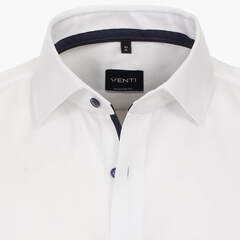 Сорочка мужская Venti Modern Fit 634079600-000 белая, короткий рукав