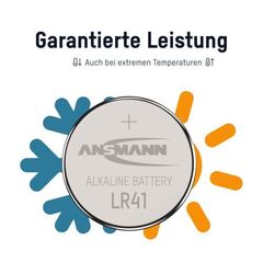 Батарейка LR41 / LR736 / AG3 ANSMANN 1.5V