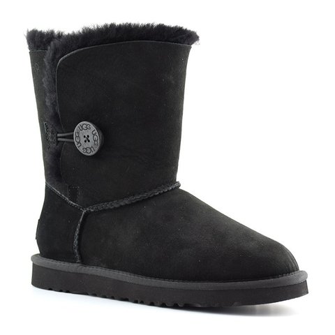 Детские угги UGG Australia Kids Bailey Button Black